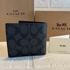 COACH 二つ折り財布 新品未使用の画像