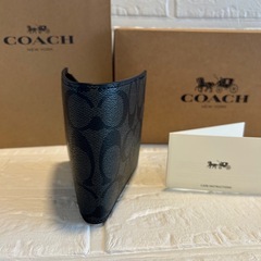 COACH 二つ折り財布 新品未使用の画像