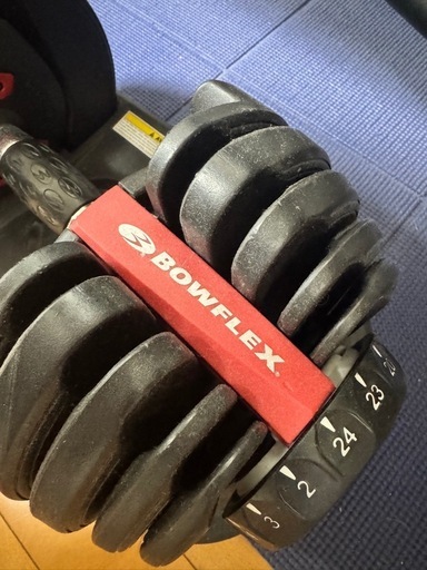 【受け渡し予定者決定】BOWFLEX 可変式ダンベル 24キロとトレーニングベンチセット