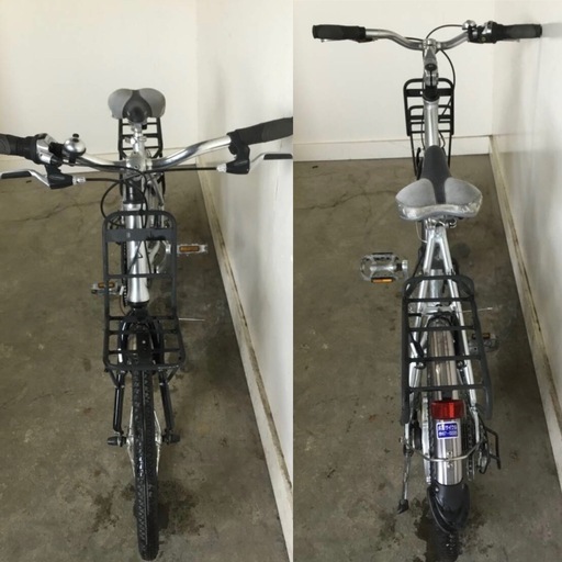 h-114△ 岐阜発/ AERO ASSISTANT/ 電動アシスト自転車/ 207CPAL/ バッテリーなし/ 鍵なし/ 通常走行確認/ 7段変速/ b0.6/ R6.12/13 △