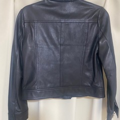 美品 ダイアグラム グレースコンチネンタル ライダース 本革 ジャケット パールの画像