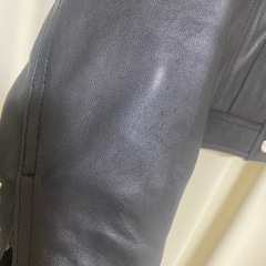 美品 ダイアグラム グレースコンチネンタル ライダース 本革 ジャケット パールの画像