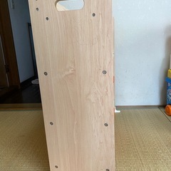 本日限定　美品)木製おもちゃ収納棚 9ボックス付きの画像