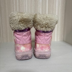 スノーブーツ　17センチ　女の子用の画像