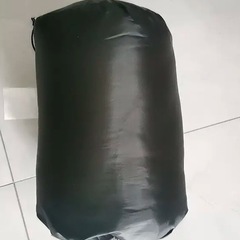 寝袋　収納付き キャンプ用品の画像