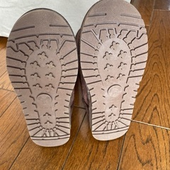 新品　ブラウン　ムートンブーツ　24cmの画像