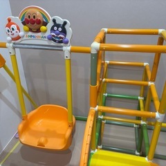 アンパンマン　ジャングルジム、滑り台、ブランコの画像
