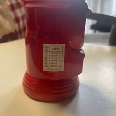 郵便ポスト型 貯金箱の画像