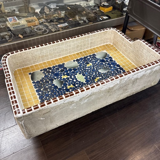 店【JY018】昭和レトロなタイル流し台