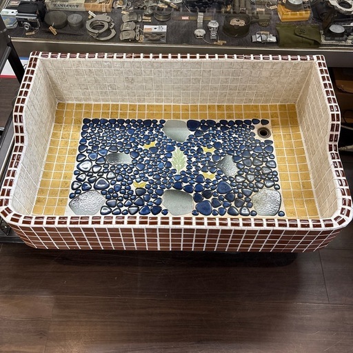 店【JY018】昭和レトロなタイル流し台