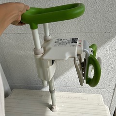 介護用シャワーチェアとお風呂手すりセットでの画像