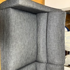 ニトリ　ソファー3人掛け　グレーの画像