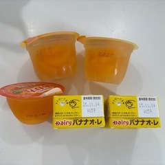 みかんゼリー　バナナオレ　セットの画像
