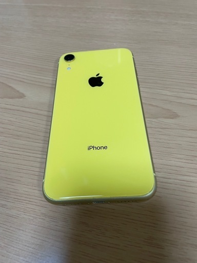 Apple au iPhoneXR 128GB SIMロック解除済イエロー (chipmunk