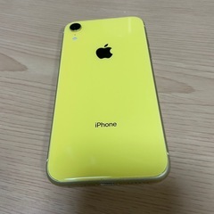Apple au iPhoneXR 128GB SIMロック解除済　イエロー の画像