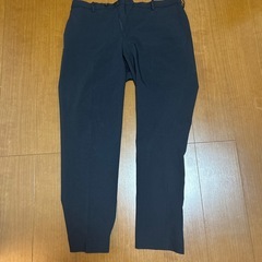 ユニクロ　UNIQLO 感動パンツ ウエスト88cm ネイビーの画像