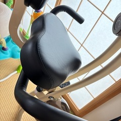 超美品！アルインコ（ALINCO）エアロバイク　テーブル付きの画像