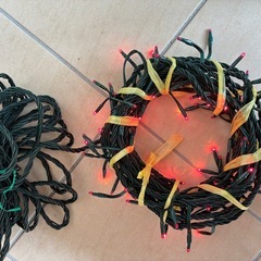 🎃イルミネーション🎄⑥赤色の電飾の画像