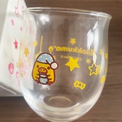 リラックマ  キイロイトリ　チューリップ型グラスの画像