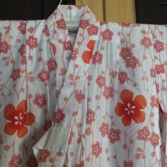 子供浴衣★注染★枝垂れ梅★サイズ１３０の画像