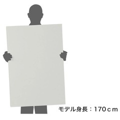 プラダンのヤマコー　大きめプラスチック段ボール白　8枚の画像