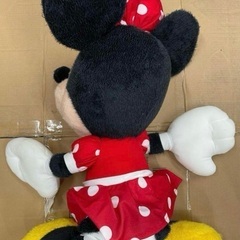 中古　ディズニー　ミニーマウス　ビック　ぬいぐるみ　マックスジャンボふわふわぬいぐるみの画像