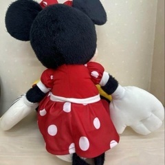 中古　ディズニー　ミニーマウス　ビック　ぬいぐるみ　マックスジャンボふわふわぬいぐるみの画像