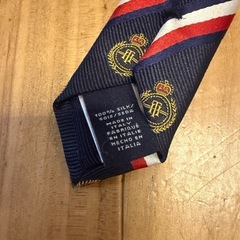 【美品】Tommy Hilfiger イタリア製 シルク100% ネクタイの画像