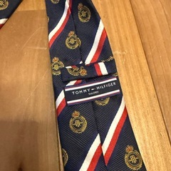 【美品】Tommy Hilfiger イタリア製 シルク100% ネクタイの画像