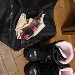 レディース初心者向けスノボー&靴セットの画像