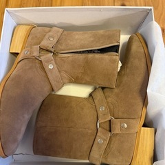 【展示品】glabella グラベラ スエード サイドゴアブーツ 25.5cmの画像