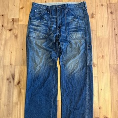 Levis W34 L32 213 リーバイス シンチバック 革パッチの画像