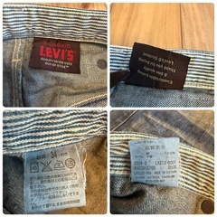Levis W34 L32 213 リーバイス シンチバック 革パッチの画像