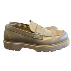 【良品】ZARA チャンキーペニーローファー 28.5cm ベージュの画像