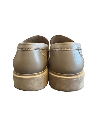 【良品】ZARA チャンキーペニーローファー 28.5cm ベージュ