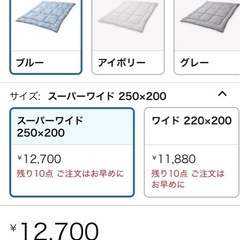ファミリー布団4人用　防ダニ・抗菌・防臭・日本製の画像