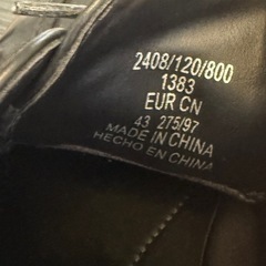 【美品】ZARA チャンキーソールシューズ 27.5 ブラック 厚底 メンズの画像