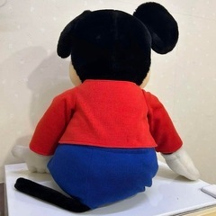 中古　ディズニー　レトロ　ミッキー　 BIGぬいぐるみの画像