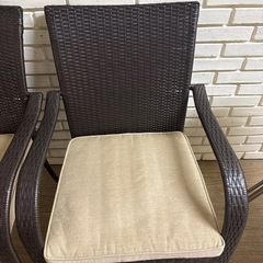 ガーデニングチェア2脚セットの画像