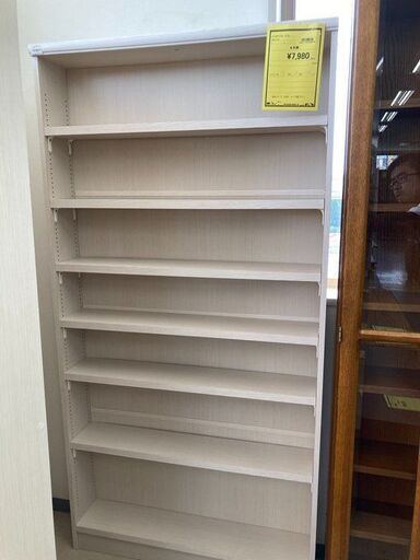 【値下げしました！】J5694　【リユースのサカイ柏店】　本棚　クリーニング済み　参考価格3,8000円