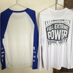 ロングTシャツ　メンズ2点セット　の画像