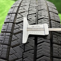 155/65R13 73Q BS ブリヂストン　VRX2 22年製　4本　溝5.5〜6.5 ワゴンR パレット　引き取り可能　S50819F628の画像