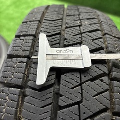 155/65R13 73Q BS ブリヂストン　VRX2 22年製　4本　溝5.5〜6.5 ワゴンR パレット　引き取り可能　S50819F628の画像