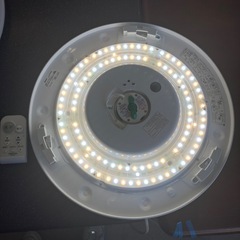 K2509-318 タキズミ LEDシーリングライト② TX870038畳 2014年製 調光調色可能 動作確認済み キズ汚れ有りの画像