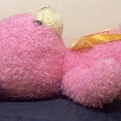 APINA BEAR アピナベア BIG ぬいぐるみ 大きくて かわいい ピンクの画像