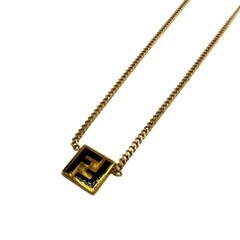フェンディ FENDI ネックレス フォーエバー プレート FFロゴ 8AH636 ゴールドの画像