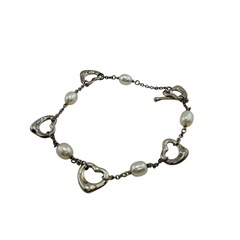 ティファニー TIFFANY&Co. ブレスレット オープンハート 5パール シルバーの画像