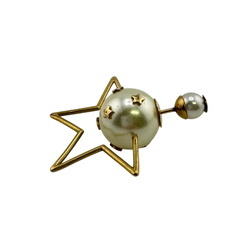 クリスチャンディオール Christian Dior ピアス トライバル パール スター ゴールドの画像