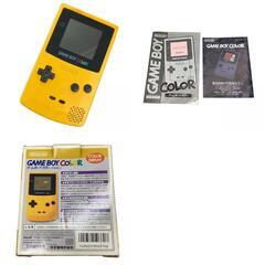 186000 現状品 Nintendo 任天堂 ニンテンドウ GAME BOY COLOR　ゲームボーイカラー　通電確認済み★ イエロー [250124HM210165]の画像