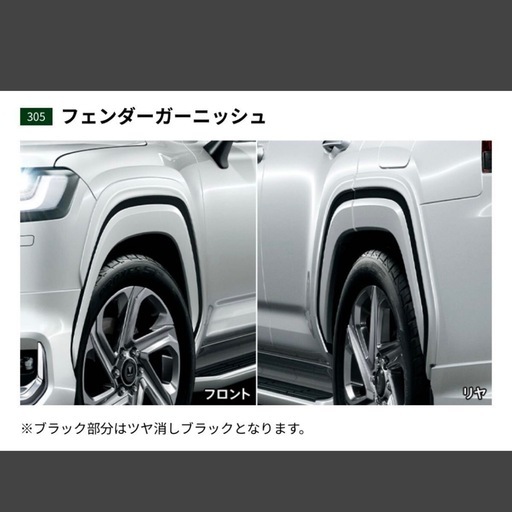 ランクル300  モデリスタフェンダーガーニッシュ中古極美品 現物確認できます?